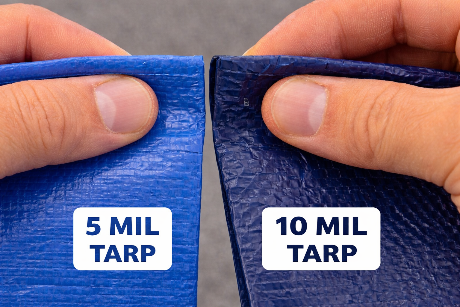 Why Tarpers Uses 10+ Mil Heavy-Duty Tarps for Emergency Roof Tarping
