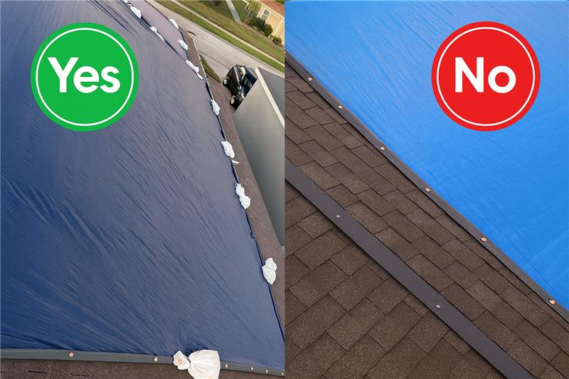 Sandbags vs. Nail-Down Tarping: Why Tarpers Chooses the Safer Option