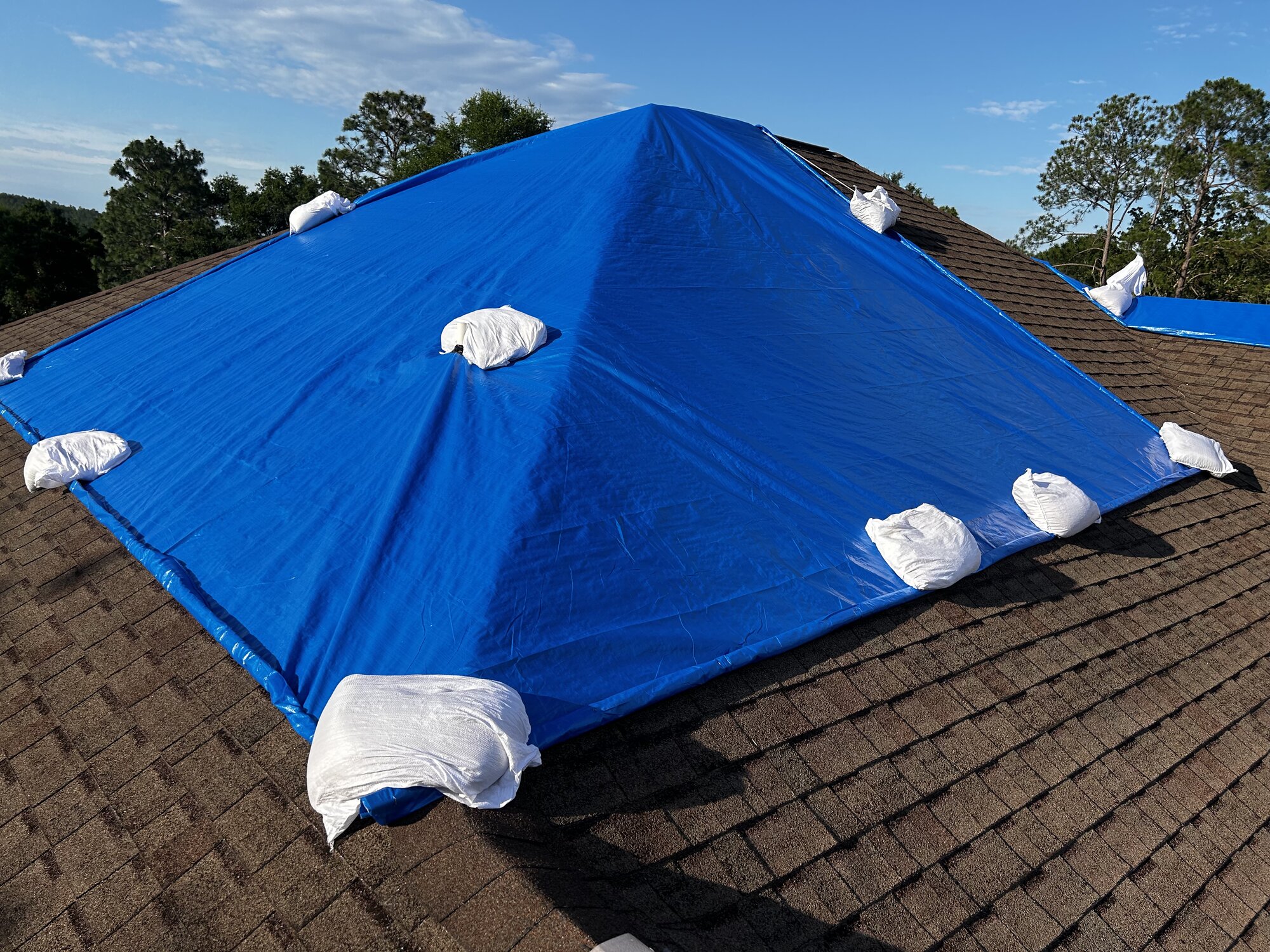 Residential roof tarping - Symbility compatible claims documentation